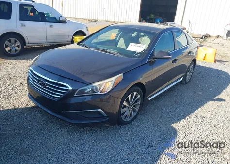 2017 Hyundai Sonata Sport z USA, uszkodzony, nr VIN 5NPE34AF2HH487482